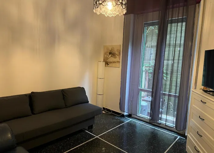 아파트 Da Luciano Vicino Stazione Piazza Principe 제노바